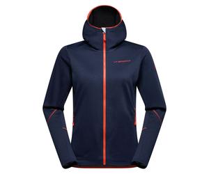 Cosmic Hoody W, Fleecejacke, Damen - La Sportiva 643322 Deep Sea/Cherry Tomato S