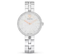 Swarovski Cosmopolitan Uhr, Schweizer Produktion, Metallarmband, Silberfarben, Edelstahl