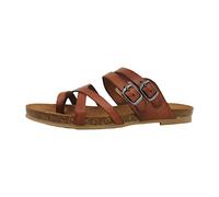 Cosmos Comfort Damen 6106-801-301 Flache Sandale, Kastanie, 37 EU