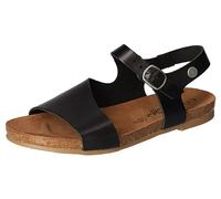 Cosmos Comfort Damen 6106-806 Flache Sandale, schwarz, 40 EU