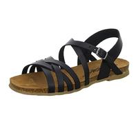 Cosmos Comfort Bequeme Sandalen für Damen, schwarz, Gr. 38 EU