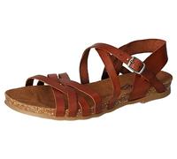 Cosmos Comfort Damen 6106-807 Flache Sandale, Kastanie, 39 EU