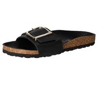 Cosmos Comfort Damen 6186-709 Schiebe-Sandalen, schwarz, 38 EU