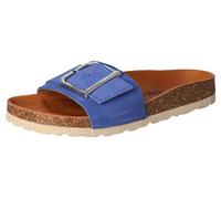 Cosmos Comfort Damen 6186-710 Schiebe-Sandalen, blau, 39 EU