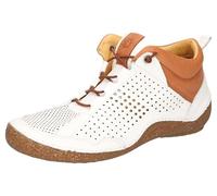 COSMOS® Comfort Leder Halbschuhe, weiß, 39 Weiß/ Braun