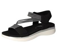 Cosmos Comfort Damen 6286-801 Keilsandale, schwarz, 40 EU
