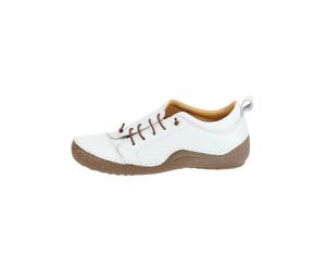 Cosmos Comfort Halbschuhe Leder Weiß/Braun - 38