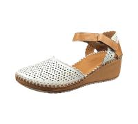 Cosmos Comfort Keilsandalette für Damen, weiß, Größe 39 EU