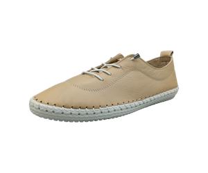 Cosmos Comfort Mokassins Schnürer für Damen, beige, Größe 41 EU