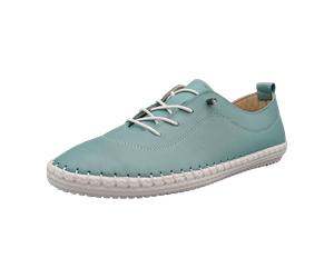 Cosmos Comfort Sportliche Schnürschuhe für Damen, türkis, Größe 37 EU