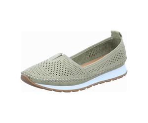 Cosmos Comfort Sportliche Slipper für Damen, grün, Größe 36 EU