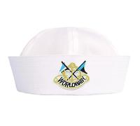 Cosplay Matrosenhut mit Stickerei, Anker, Dekor, Kapitän, Marine-Hut für Damen und Herren, lustiges Cosplay-Zubehör, niedliche Matrosenhüte, Großpackung Hüte für Kinder, Braut, Junggesellinnenabschied