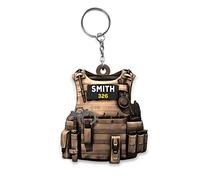 COSSIKA Acryl-Schlüsselanhänger, kreativer Polizei-Schlüsselanhänger, Ornament, Acryl, neues Geschenk für Männer, Rucksäcke, Anhänger, Schlüsselanhänger, modische lustige Schlüsselanhänger