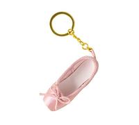 COSSIKA Modischer Schlüsselanhänger, Mini-Ballettschuh-Schlüsselanhänger, Spitzenschuh-Schlüsselanhänger, handgefertigter Spitzenschuh-Anhänger, Taschenanhänger, Geschenk für Tanzliebhaber
