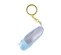 COSSIKA Modischer Schlüsselanhänger, Mini-Ballettschuh-Schlüsselanhänger, Spitzenschuh-Schlüsselanhänger, handgefertigter Spitzenschuh-Anhänger, Taschenanhänger, Geschenk für Tanzliebhaber