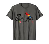 Costa Rica Parrot Ara Vintage Pride Costa Rican Souvenir T-Shirt