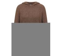 Kapuzenpullover CECIL, Damen, Gr. M (40), urban taupe melange, Strick, Obermaterial: 37% Baumwolle, 34% Polyacryl, 26% Polyester, 3% Elasthan, unifarben, bequem Po-bedeckend, Rundhals, Bündchen, Pullo
