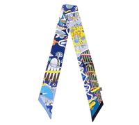 COtheSumay 100% Maulbeerseide Schal für Handtaschen, Taschen und Geldbörsen, 1 Stück 5,1 cm x 89 cm Haarband Dünne Halstücher für Frauen, 2"x35.5" (90cmX5cm)
