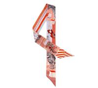 COtheSumay Schal aus 100 % Maulbeerseide für Handtaschen, Taschen und Geldbörsen, 1 Stück, 5,1 x 88,9 cm, Haarband, schmaler Halstücher für Damen, 2"x35.5" (90cmX5cm)