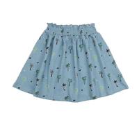 Cotokids Kinder Rock Baumwolle, Hellblau, Palmen-Muster, Walkiddy Blau 116