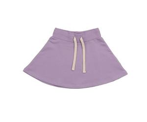 Cotokids Kinderrock GOTS zertifiziert, lila, Bio-Baumwolle, Kordelbund, weich & bequem - Walkiddy Lila 104