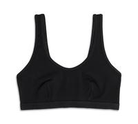 Cotonella 2 Stück Feuerwehr-BH GD487 aus bielastischer Baumwolle mit breitem Schulterriemen, extra Komfort-Sport, Linie Essential., Schwarz , M