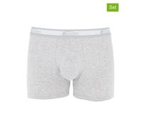 COTONELLA 2er-Set: Boxershorts in Hellgrau - Größe M | Herren Waesche