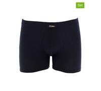COTONELLA 2er-Set: Boxershorts in Schwarz - Größe L | Herren Waesche