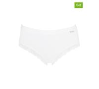 COTONELLA 2er-Set: Pantys in Weiß - Größe XXL | Damen Unterteile