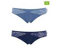 COTONELLA 2er-Set: Slips in Blau - Größe S | Damen Unterteile