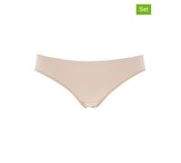 COTONELLA 2er-Set: Slips in Nude - Größe L | Damen Unterteile