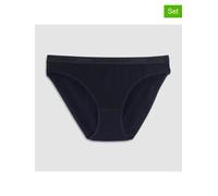 COTONELLA 2er-Set: Slips in Schwarz - Größe M | Damen Unterteile