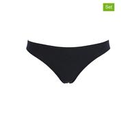 COTONELLA 2er-Set: Slips in Schwarz - Größe XL | Damen Unterteile