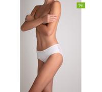 COTONELLA 2er-Set: Slips in Weiß - Größe M | Damen Unterteile