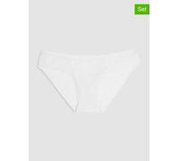 COTONELLA 2er-Set: Slips in Weiß - Größe M | Damen Unterteile