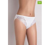 COTONELLA 2er-Set: Slips in Weiß - Größe S | Damen Unterteile