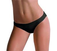 Cotonella 3 Stück Damen-Slips L'Altra 3487 Mini aus bi-elastischer Baumwolle, Schwarz , S