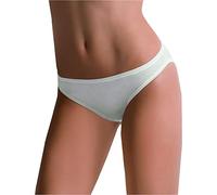 COTONELLA 3165 - Lot de 3 Slips Größe Bass für Damen aus Baumwolle ausziehbar, Größe 4, Farbe Weiß