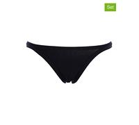 COTONELLA 3er-Set: Slips in Schwarz - Größe L | Damen Unterteile