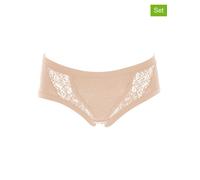 COTONELLA 4er-Set: Pantys in Beige - Größe L | Damen Unterteile