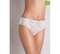 COTONELLA 4er-Set: Slips in Weiß - Größe XL | Damen Unterteile