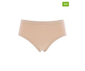 COTONELLA 6er-Set: Pantys in Beige - Größe M | Damen Unterteile
