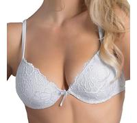Cotonella Damen C CD0230000 Push-Up BH, Weiß (Bianco 00001), 60B