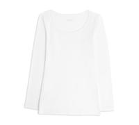 Cotonella Damen Maglia Girocollo Manica Lunga Donna Art. 3503-Bianco, Taglia: 4 T-Shirt, Weiß, Large