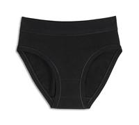 Cotonella, Slip aus weicher bielastischer Baumwolle - bequemer Slip mit mittlerer Hüfte und hoher Taille - 3 Stück - Art. GD019K3, Schwarz , 6/XXL