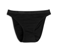 Cotonella, FloWear saugfähiger Slip zum Öffnen aus weicher bielastischer Baumwolle, mit antibakteriellem Zwickel, waschbar und wiederverwendbar, geeignet für moderaten Fluss - Art. ADB96, Schwarz , S