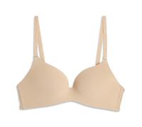 Cotonella Gepolsterter Damen-BH ohne Bügel ADC16 unsichtbar unter der Kleidung, Körbchengröße B, abnehmbare Träger, Komfort für den Alltag aus Mikrofaser - Farben Schwarz und Nude, Größen 2-5B, Akt