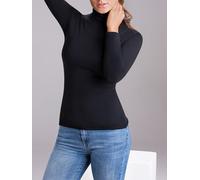 COTONELLA Longsleeve in Schwarz - Größe M | Damen Tops