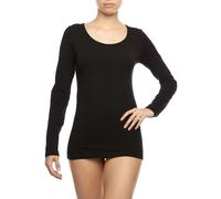 COTONELLA Longsleeve in Schwarz - Größe M | Damen Tops
