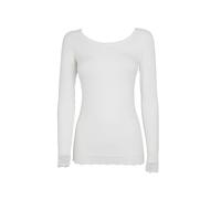 COTONELLA Longsleeve in Weiß - Größe L | Damen Tops